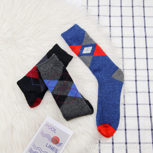 High quality light weight thermal brushed men's socks